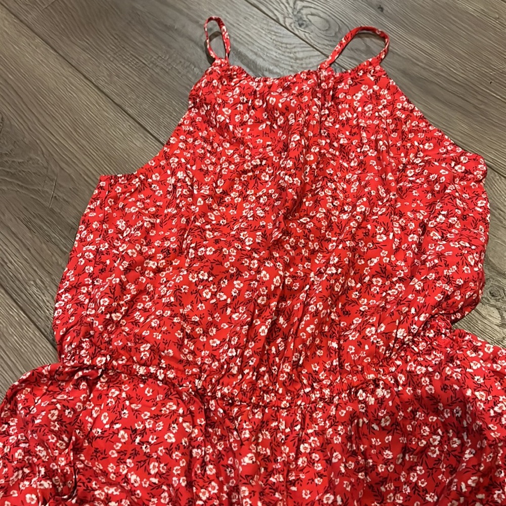 Small Red Romper - Picture 2 of 3